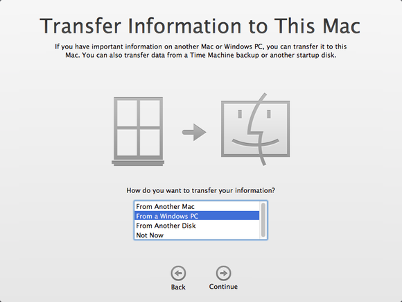 easiest way to transfer files from mac to pc